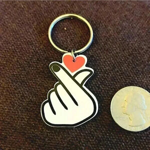 Kpop LOVE you heart  hot Keychain